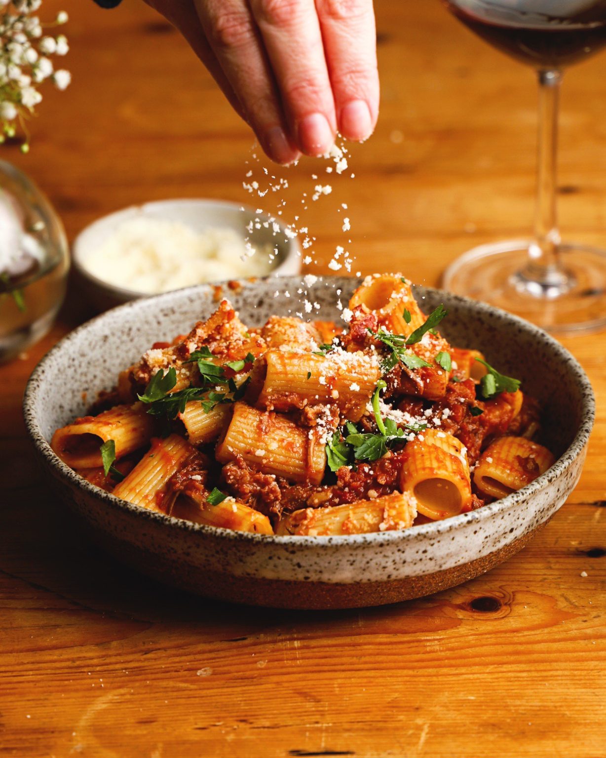 Rigatoni Alla Vodka with Whipped Ricotta | Lindsey Eats