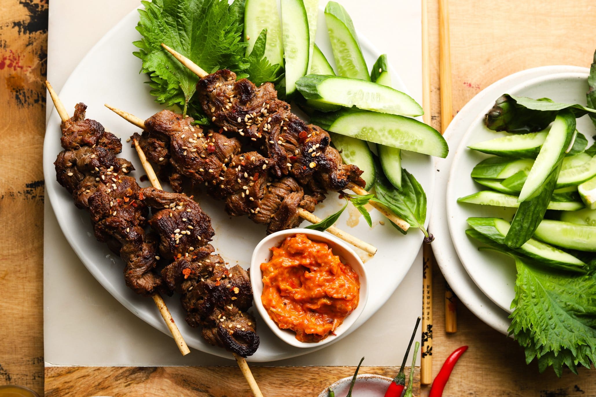 Thai 2025 beef skewers