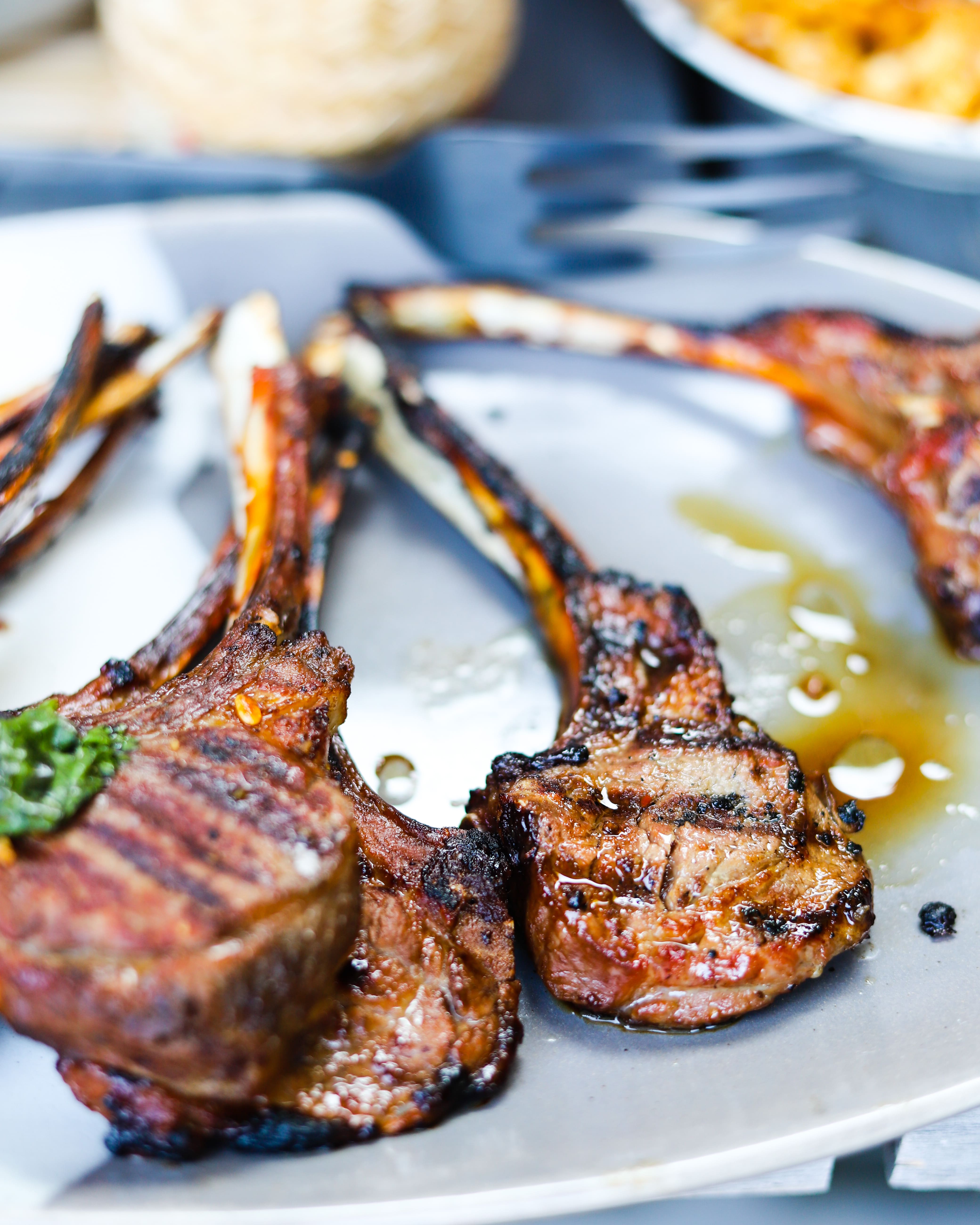 Thai Basil Lemongrass Rack of Lamb