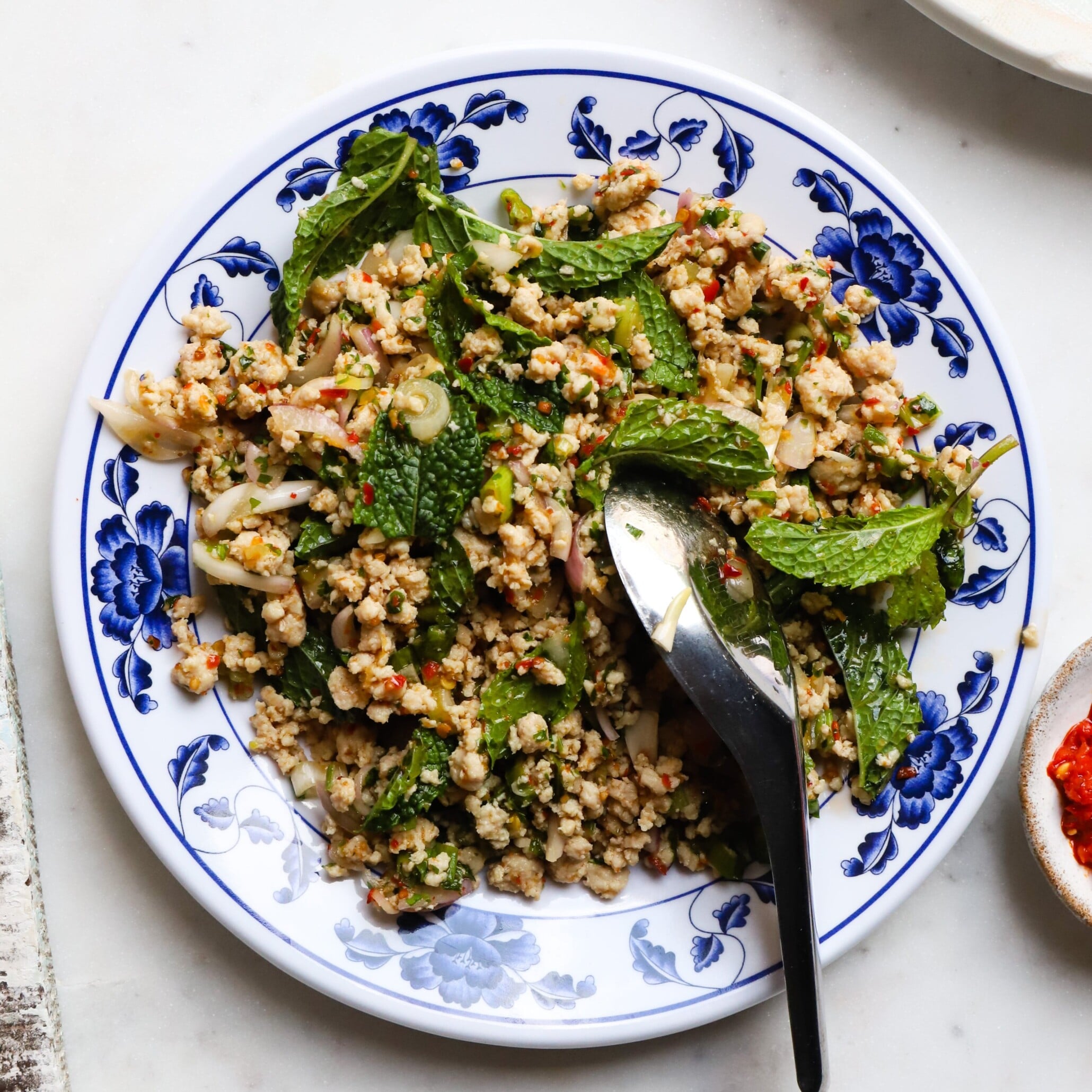 Thai Chicken Larb | Lindsey Eats