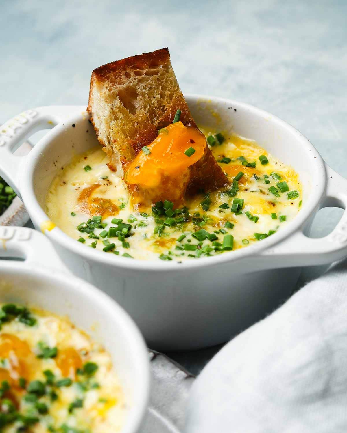 Eggs En Cocotte (Baked Eggs) Lindsey Eats