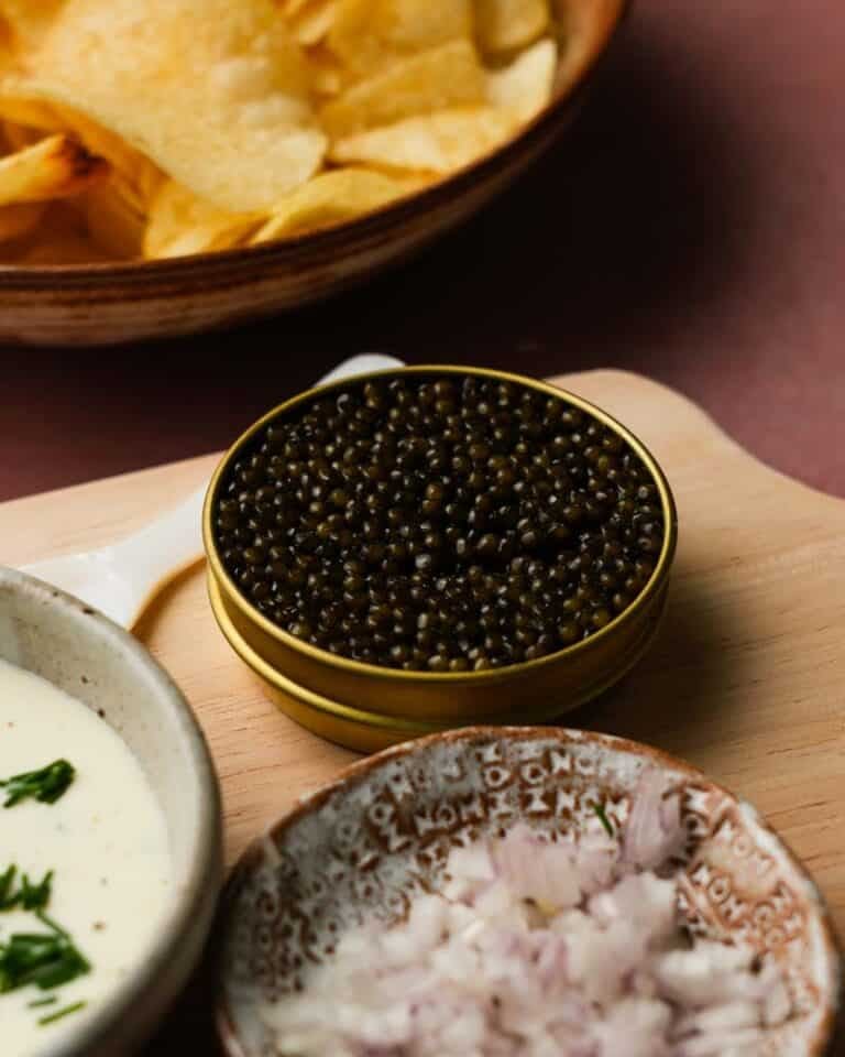 Caviar and Potato Chips Lindsey Eats